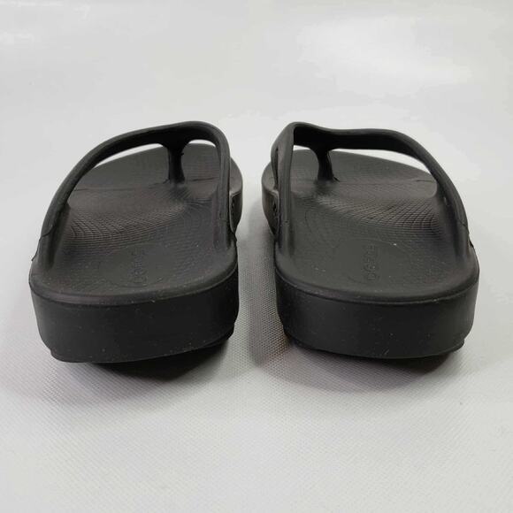 OOFOS Original Recovery Comfort Thong Flip Flop Sandal Black Women 7 Men 5 - Picture 3 of 9